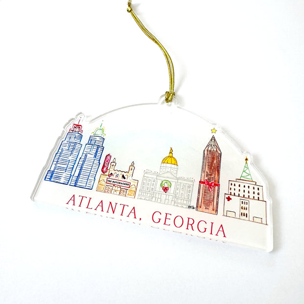 Atlanta, Georgia Holiday Acrylic Ornament