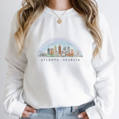 Atlanta Skyline Adult Sweatshirt