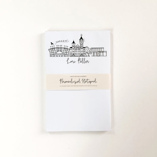 *Available in a Variety of Skylines* Personalized Notepads