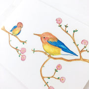 Baby Bird Thank You Greeting Card