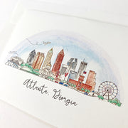 Atlanta, Georgia Skyline Greeting Card
