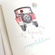 Just Married! Greeting Card