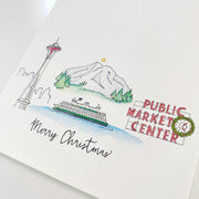 Seattle, Washington Holiday Greeting Card