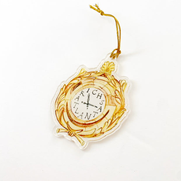 Atlanta Rich's Clock Acrylic Ornament