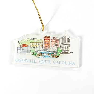 Greenville, South Carolina Acrylic Ornament