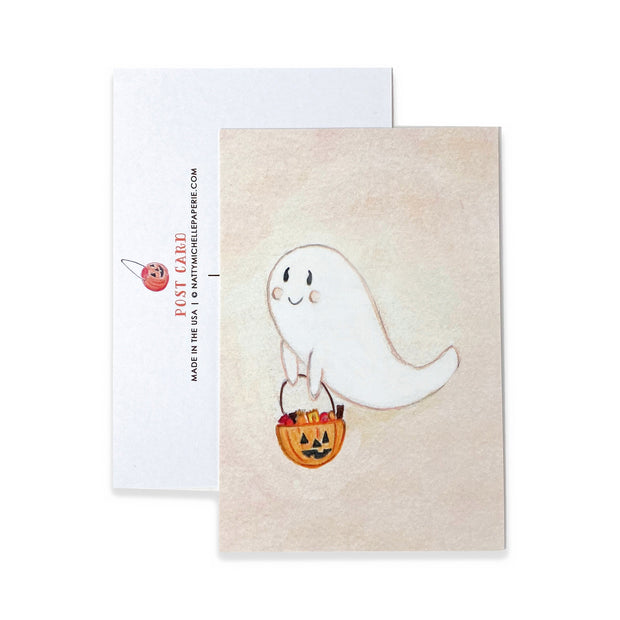 Trick or Treat Ghost Postcards