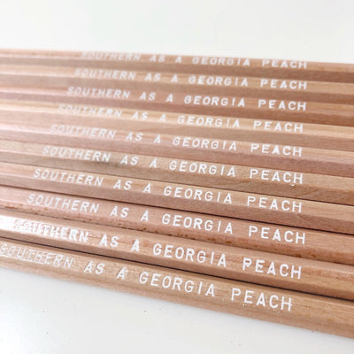 Southern as a Georgia Peach Pencils