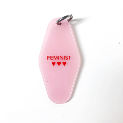 Feminist Motel Keychain