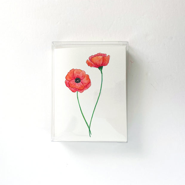 Poppies Greeting Card