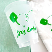 Pickleball Day Dinker Frosted Party Cups