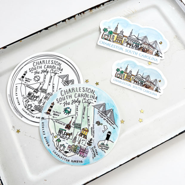 Charleston, South Carolina Stickers