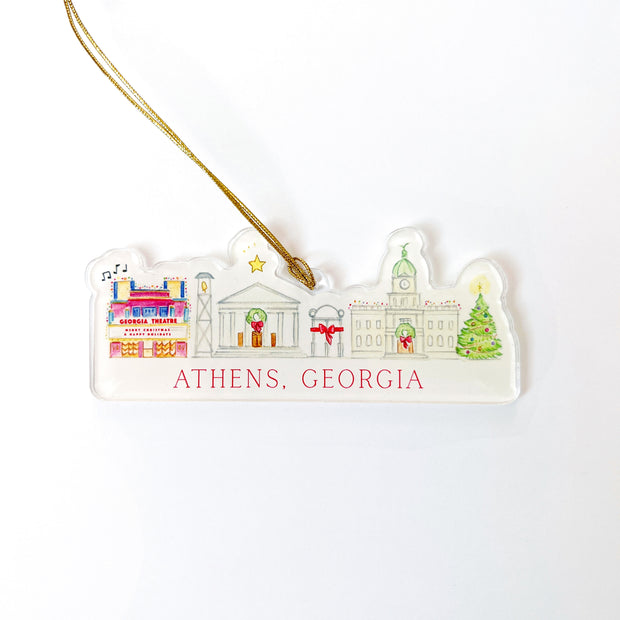 Athens, Georgia Holiday Acrylic Ornament