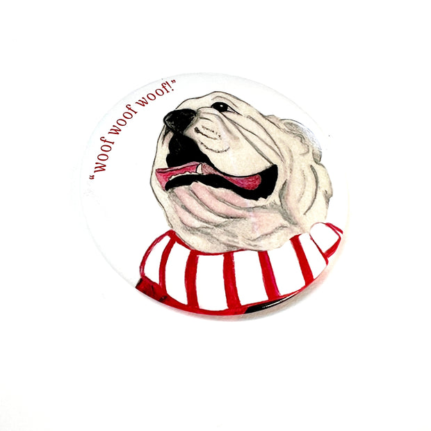 Woof woof Bulldog Magnets