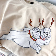 Reindeer Bulldogs Adult Sweatshirt