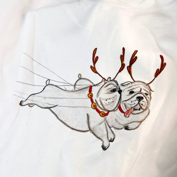 Reindeer Bulldogs Adult Sweatshirt