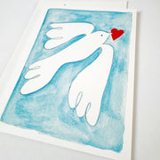 Valentine Dove Greeting Card