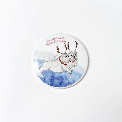 Reindeer Bulldog Magnets