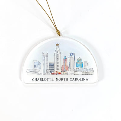 Charlotte, North Carolina Acrylic Ornament