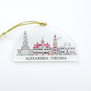 Alexandria, Virginia Acrylic Ornament