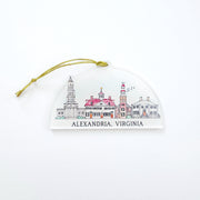 Alexandria, Virginia Acrylic Ornament