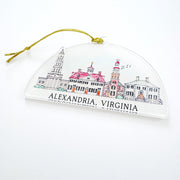 Alexandria, Virginia Acrylic Ornament