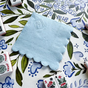 Mahjong Embossed Bird Bam Cocktail Napkins