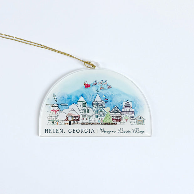 Helen, Georgia Holiday Acrylic Ornament