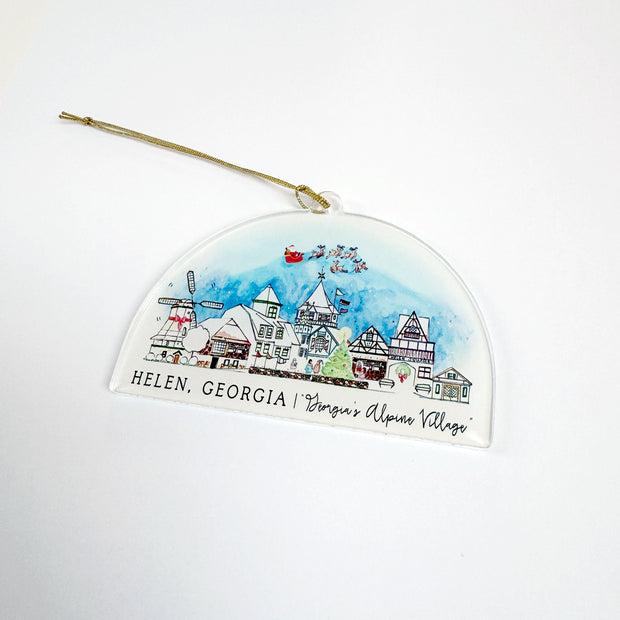 Helen, Georgia Holiday Acrylic Ornament