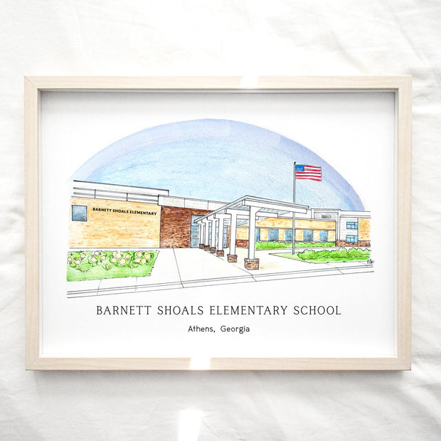 Athens Schools: Barnett Shoals Elementary Art Print