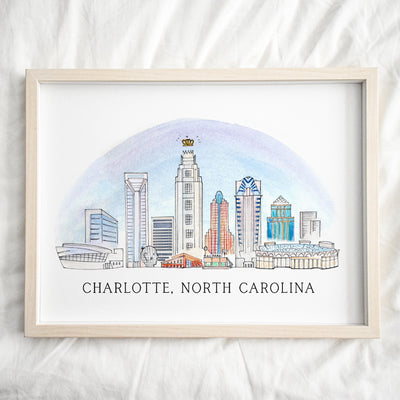 Charlotte, North Carolina Art Print