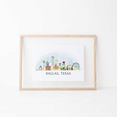 Dallas, Texas Art Print