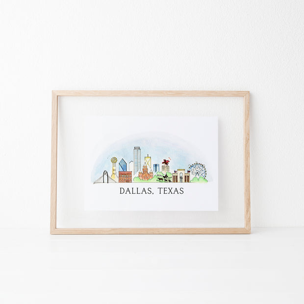 Dallas, Texas Art Print