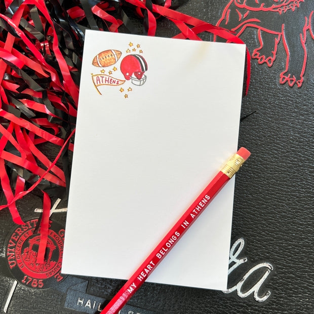 Georgia Football Memo Notepads