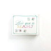 Mahjong Love you so Mahj Greeting Card