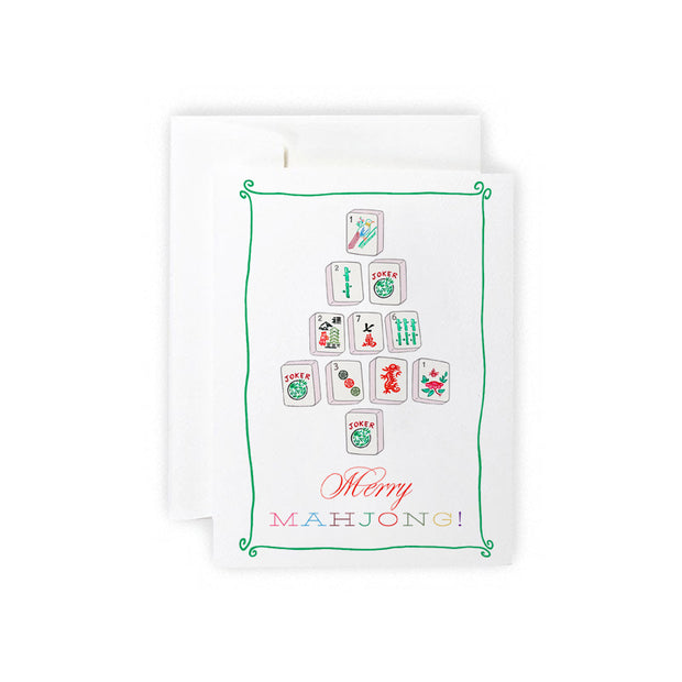 Merry Mahjong Greeting Card