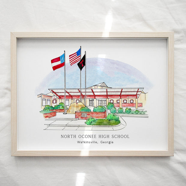 Oconee Schools: North Oconee County High School Art Print