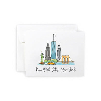 New York City, New York Skyline Greeting Card