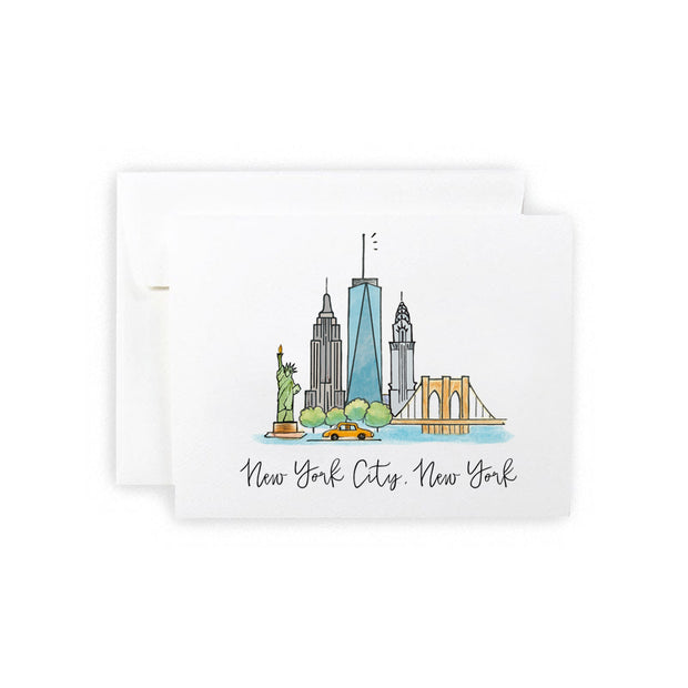 New York City, New York Skyline Greeting Card