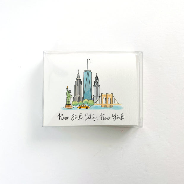 New York City, New York Skyline Greeting Card