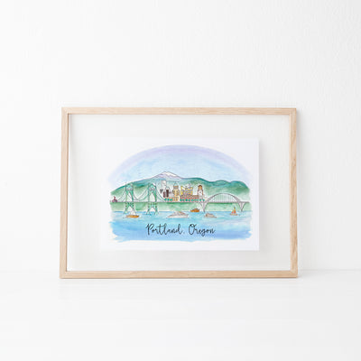 Portland, Oregon Art Print