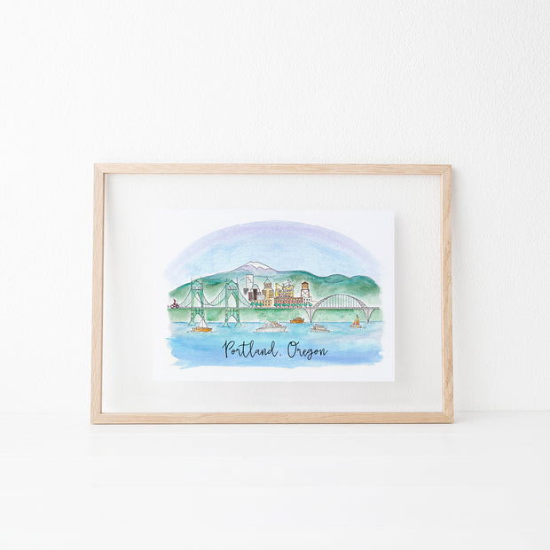 Portland, Oregon Art Print