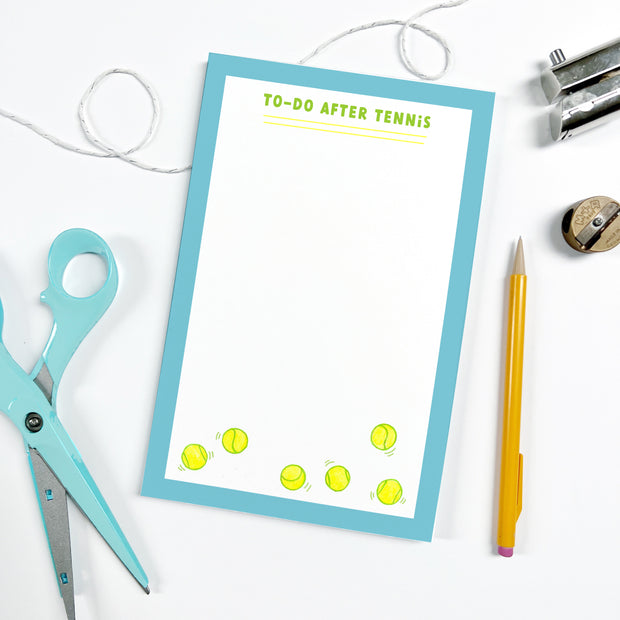 To-do After Tennis Notepad