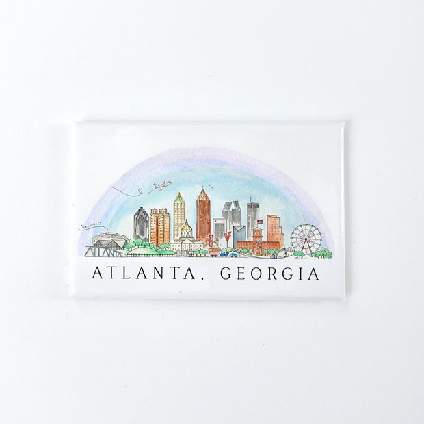 Atlanta, Georgia Skyline Magnet