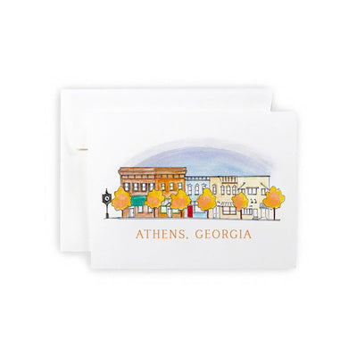 Athens, Georgia Autumn Greeting Card