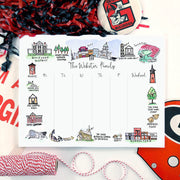 Athens, Georgia UGA Weekly Personalized Notepad