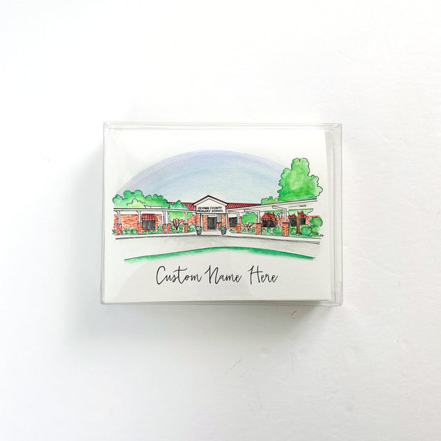 Oconee Schools: Oconee County Primary School Boxed Notecard Set