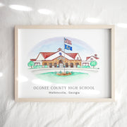 Oconee Schools: Oconee County High School Art Print