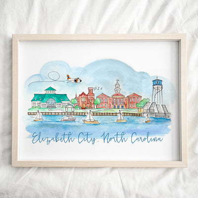 Elizabeth City, North Carolina Art Print