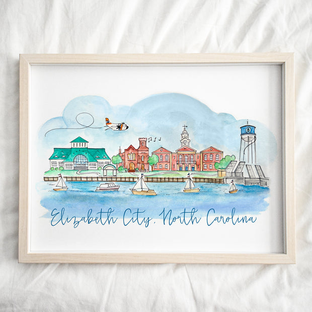Elizabeth City, North Carolina Art Print