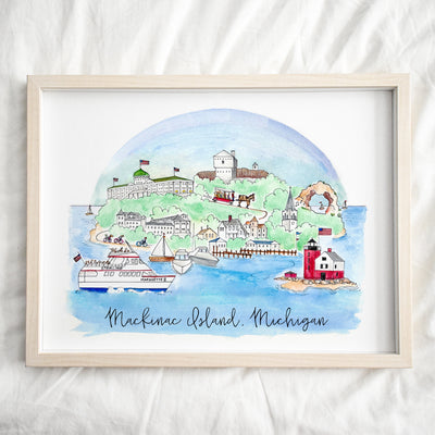 Mackinac Island, Michigan Art Print
